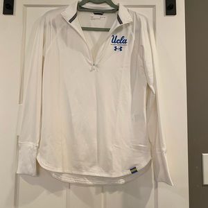 UCLA Women’s Under Armour Loose fit light weight 1/4 zip sweatshirt new.